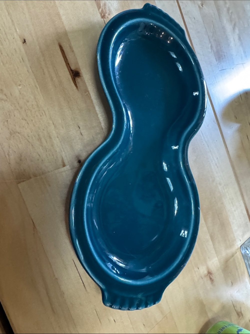 Fiesta Double Serving Green Ceramic Dish